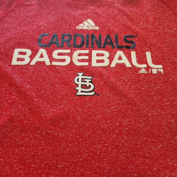 St. Louis Cardinals MLB Baseball Adidas Performance Shirt Women's XL - Picture 2 of 6
